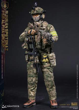 DAMTOYS - RUSSIAN SPETSNAZ FSB ALPHA GROUP (LUXURY VER) 78047A