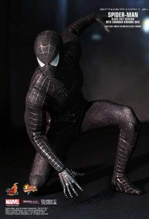Spideman 3: Spiderman (Black Suit ver) Sandman Diorama