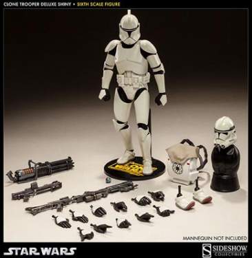 The Clone Wars Militaries of Star Wars - Clone Trooper Deluxe: 'Shiny'