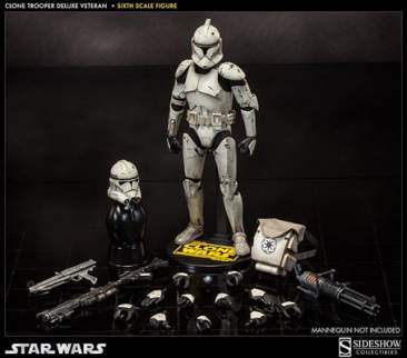 The Clone Wars Militaries of Star Wars - Clone Trooper Deluxe: Veteran