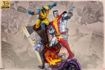 Fastball Special: Colossus and Wolverine Statues
