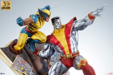 Fastball Special: Colossus and Wolverine Statues