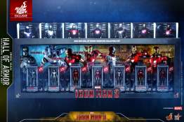 Iron Man 3 - Iron Man Hall of Armor Miniature (set of 7)
