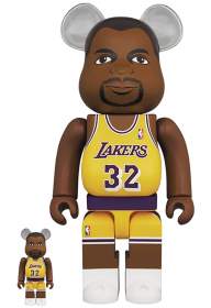 Los Angeles Lakers Magic Johnson 100% & 400% Bearbrick set