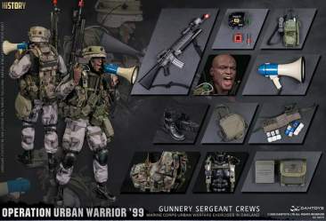 Damtoys - Operation Urban Warrior ‘99 Marine Corps urban warfare exercises in Oakland Gunnery sergeant Crews