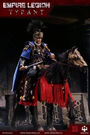 HY Toys - Imperial Legion Tyrant Black Gold Man and Horse Set Edition