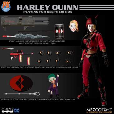 Mezco - One 12 Collective DC Harley Quinn Playing for Keeps PREVIEWS Exclusive