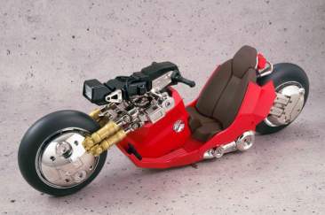 Akira: Kaneda's Bike + Kaneda figure set (Revival Ver)