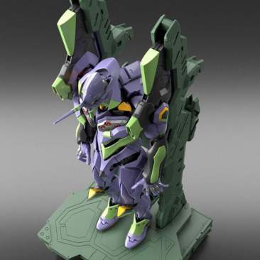 Bandai - Evangelion Unit-01 DX Transport Platform Set RG Model Kit