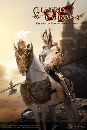 POP Toys - Eagle Knight Guard Silver Armor Horse