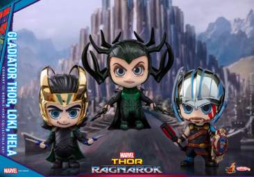 Cosbaby - Thor: Gladiator Thor, Loki, Hela