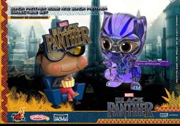 Cosbaby - Black Panther Movbi and Black Panther set (COSB487)