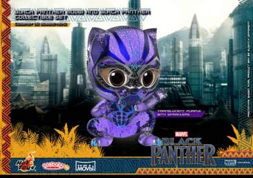 Cosbaby - Black Panther Movbi and Black Panther set (COSB487)