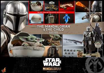 The Mandalorian : 1/6th The Mandalorian and The Child Set (Deluxe)