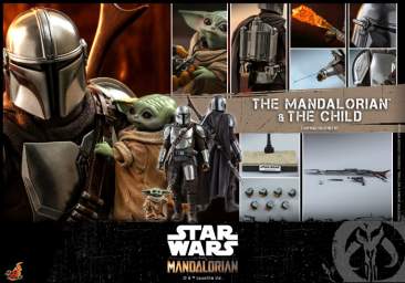 The Mandalorian : 1/6th scale The Mandalorian and The Child Set