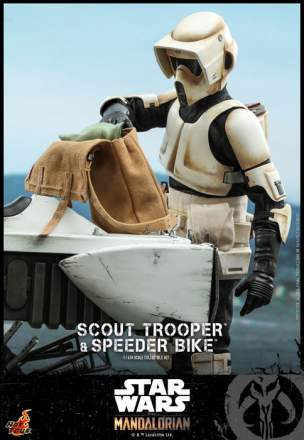 The Mandalorian : Scout Trooper and Speeder Bike Set