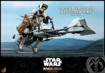 The Mandalorian : Scout Trooper and Speeder Bike Set