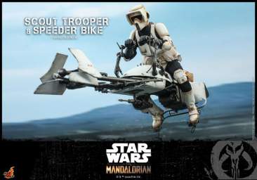 The Mandalorian : Scout Trooper and Speeder Bike Set