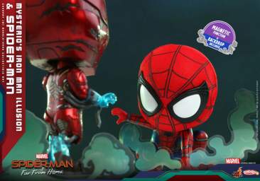 Cosbaby - Spider-Man: Far From Home - Mysterio's Iron Man Illusion & Spider-Man