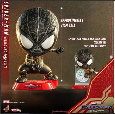Cosbaby - Spider-Man : No Way Home – Spider-Man Black And Gold Suit (L)