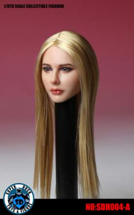 Super Duck - European Headsculpt with Straight Hair (SUD-SDH004A)
