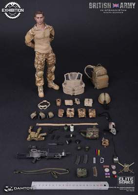 DAMTOYS – British ARMY In Afghanistan MINIMI Gunner (DAM-78036)