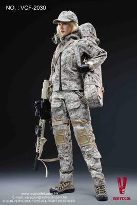 Very Cool – Digital Camouflage Women Soldier Max