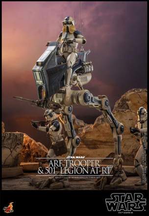 The Clone Wars - ARF Trooper and 501st Legion AT-RT Set