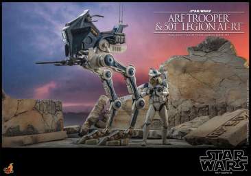 The Clone Wars - ARF Trooper and 501st Legion AT-RT Set