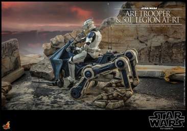 The Clone Wars - ARF Trooper and 501st Legion AT-RT Set