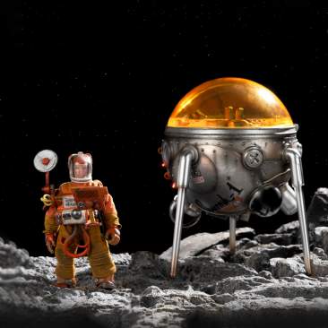 Damtoys - Astronaut and Sputnik 1 Collectible Set