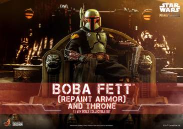 Star Wars : The Mandalorian - Boba Fett Repaint Armor and Throne
