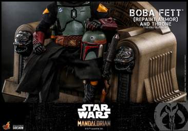 Star Wars : The Mandalorian - Boba Fett Repaint Armor and Throne