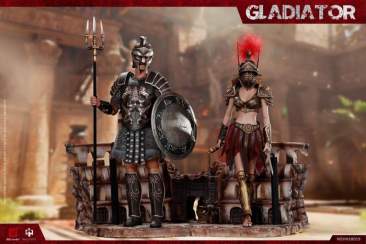 HY Toys - Empire Legion - Empire Gladiator,Imperial Female Warrior Set of Red