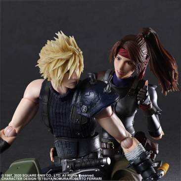 Square Enix - Jessie, Cloud and Motorcycle