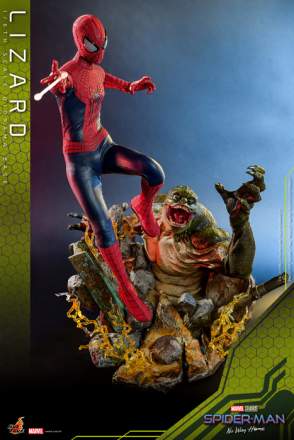 The Amazing Spider-Man + Lizard Diorama Base