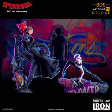 Iron Studio - 1:10 Scale Noir and Spider-Ham Statue