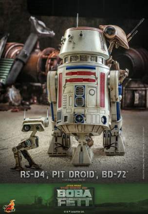 Star Wars: The Book of Boba Fett - R5-D4, Pit Droid, BD-72 set