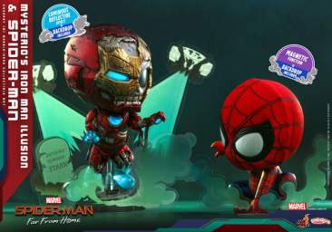 Cosbaby - Spider-Man: Far From Home - Mysterio's Iron Man Illusion & Spider-Man