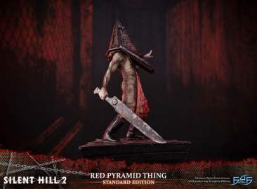 Red Pyramid Thing Statue