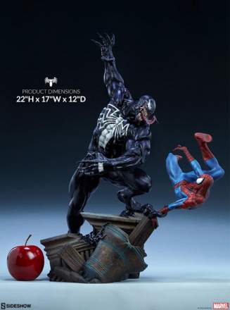 Spider-Man vs Venom Maquette