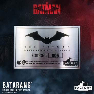 The Batman Batarang Prop Replica