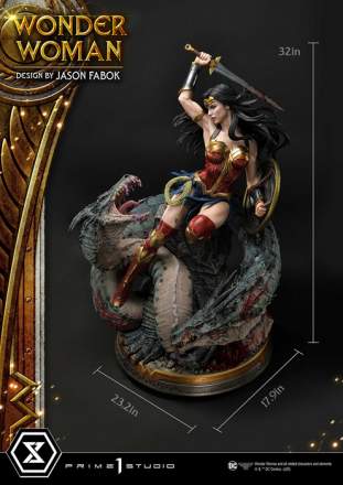 Wonder Woman VS Hydra Statue