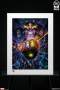 Thanos & Infinity Gauntlet Art Print